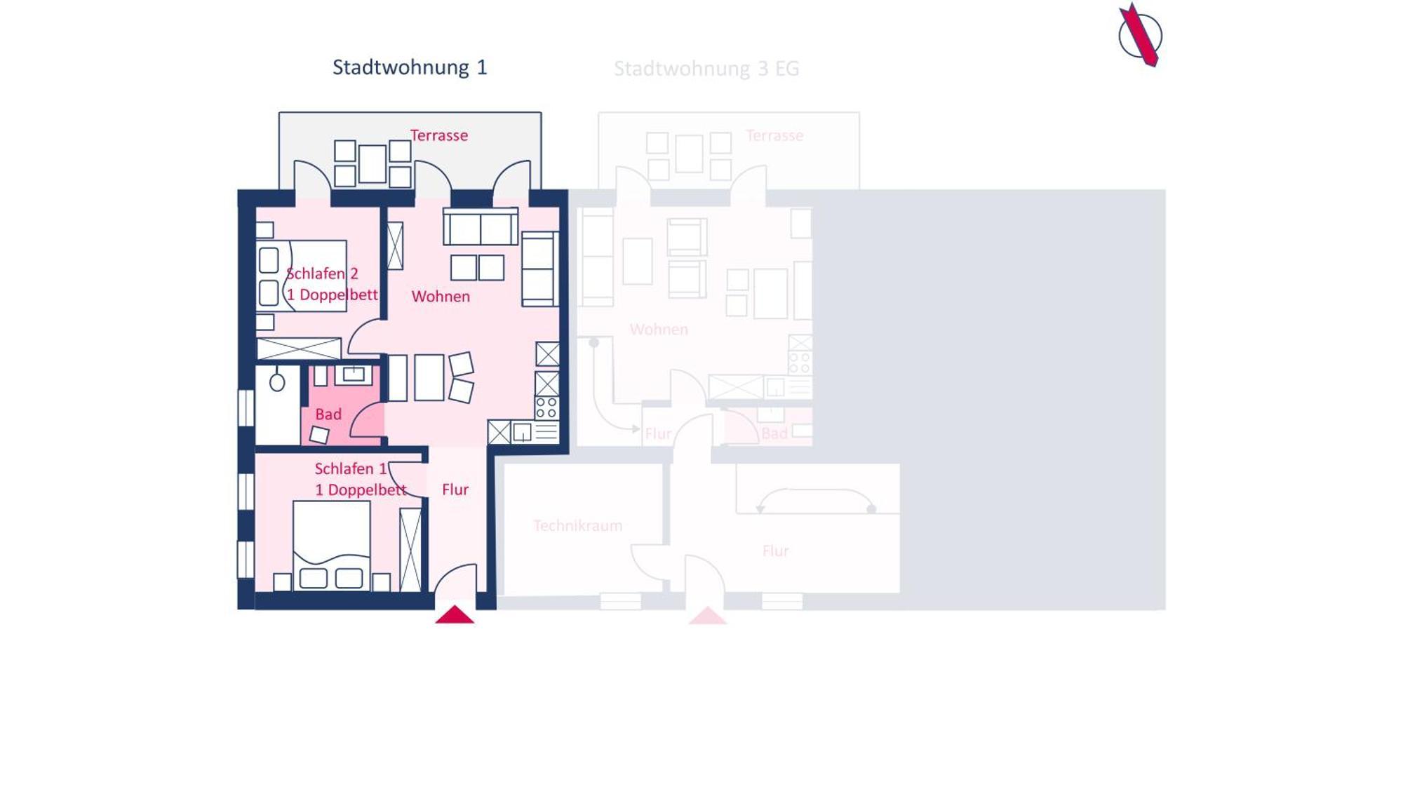 Stadtwohnung 1 Wyk auf Föhr Екстериор снимка